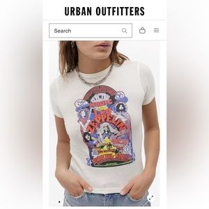UO Urban Outfitters Led Zepplin size SMALL, baby style t-shirt (runs small)